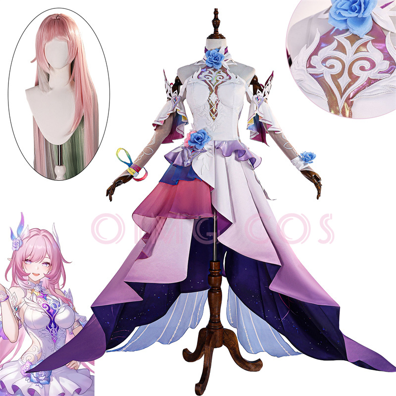 Anime Cosplay Dress For Women - أزياء هونكاي ستار رايل سيرين التأثيرية