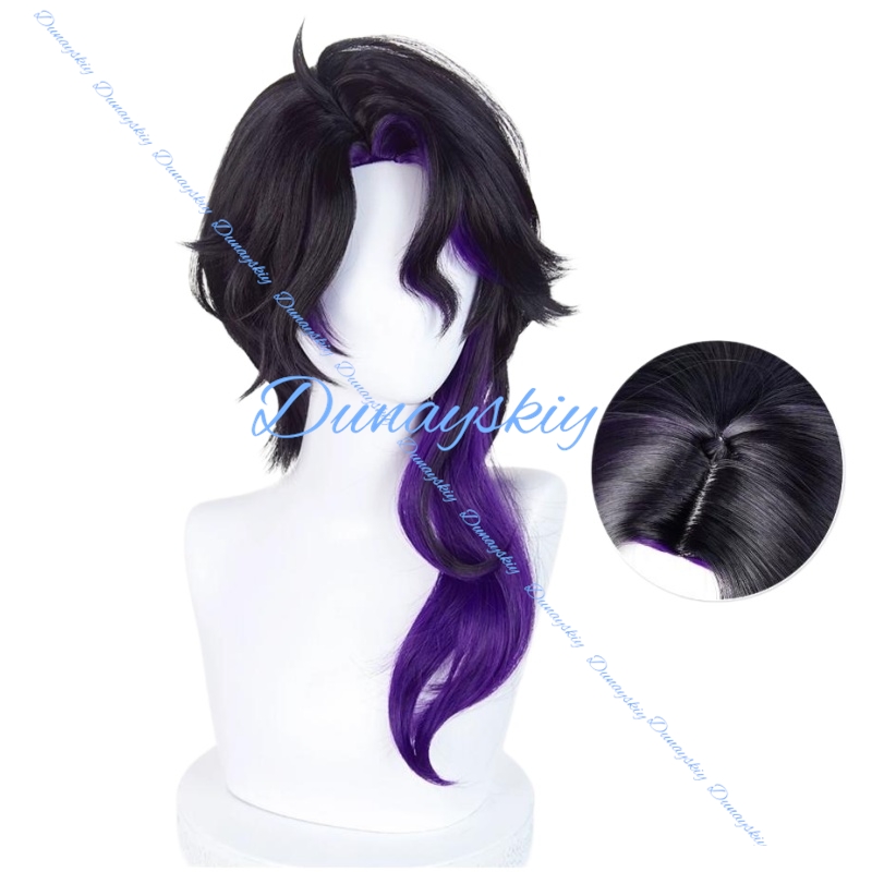 Cosplay Anime Black Hair - شعر مستعار كوسبلاي بانتالون جينشين إمباكت