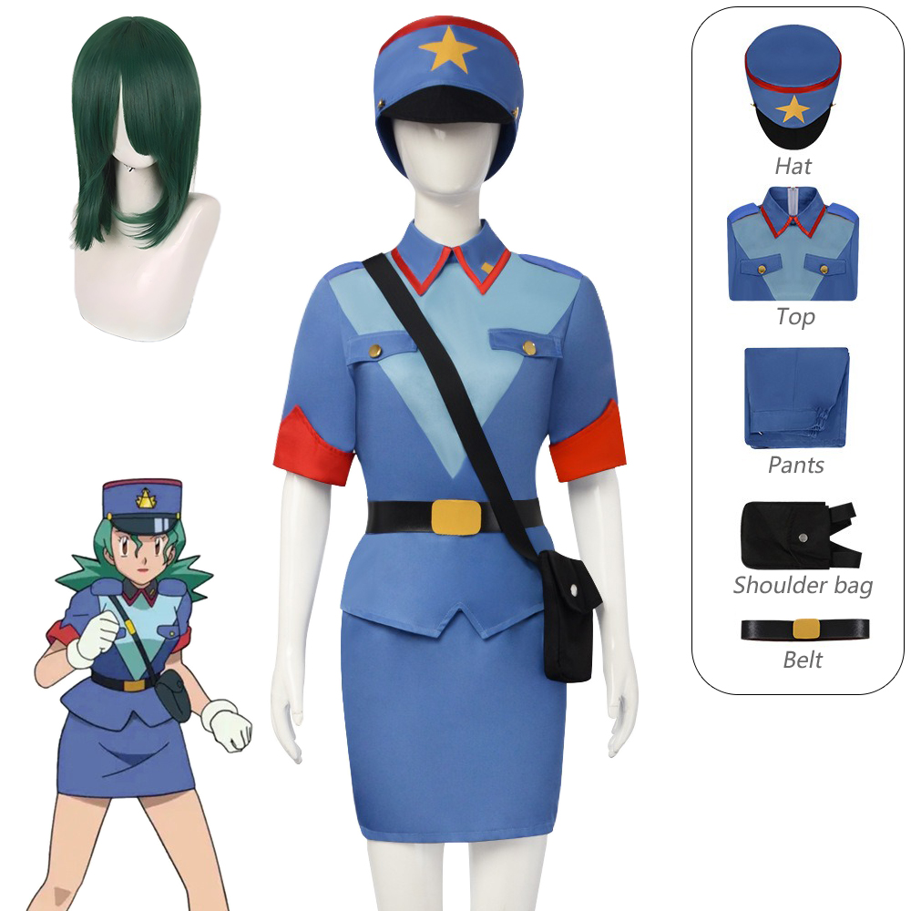 Anime Cosplay Outfits Female - زي تنكري لضابطة الشرطة جيني من