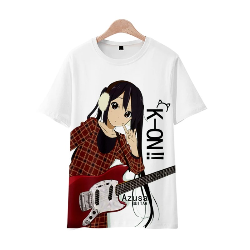 Cosplay Anime Basic - تي شيرت مطبوع عليه أنمي K-ON،