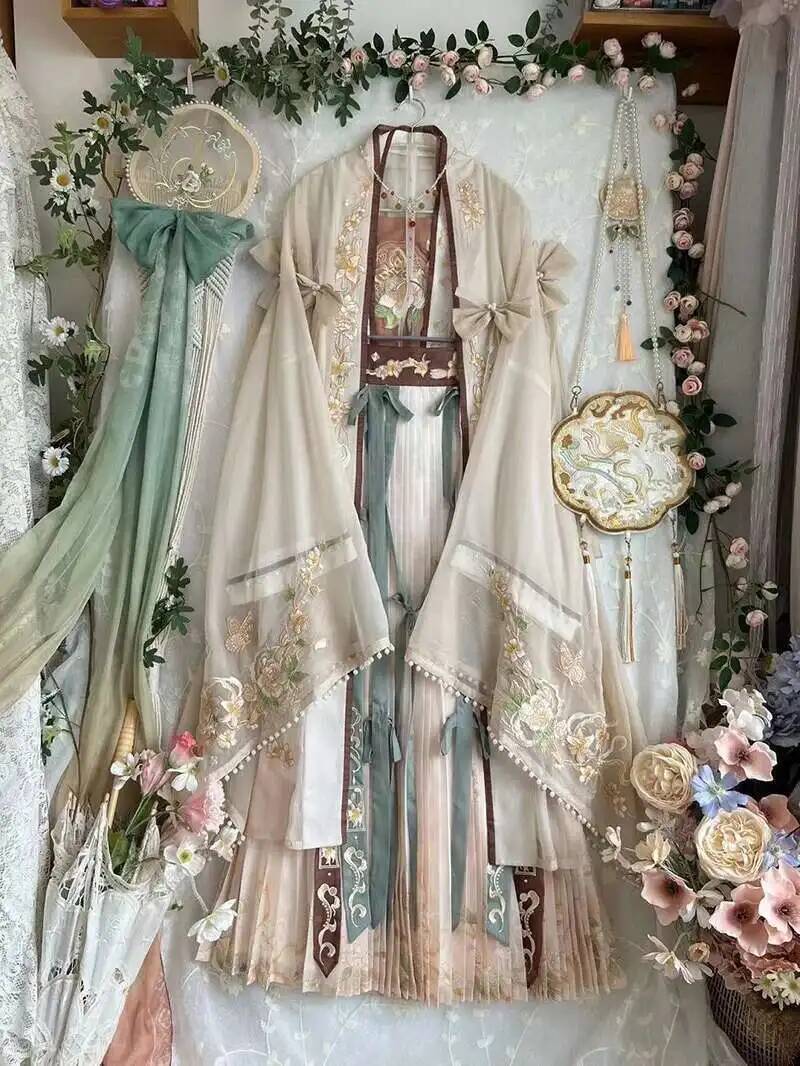 Anime Cosplay Outfits Female - فستان هانفو الصيني التقليدي للنساء، طقم