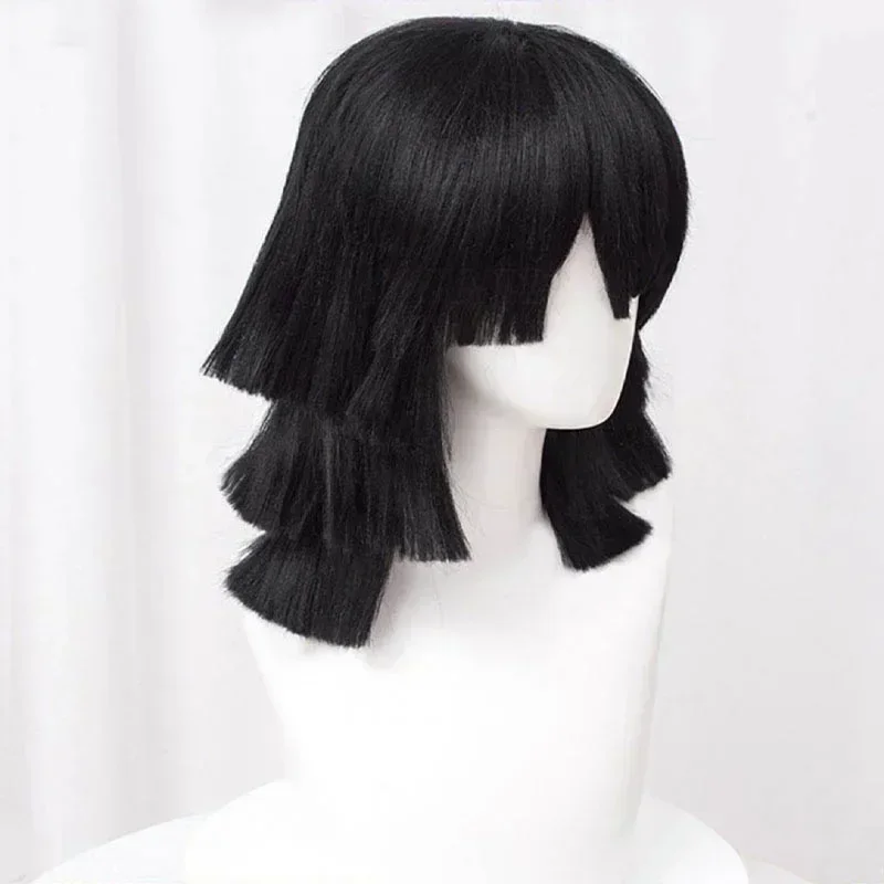 باروكة تنكرية عالية الجودة لشخ - مراجعة Cosplay Anime Black Hair وسعره