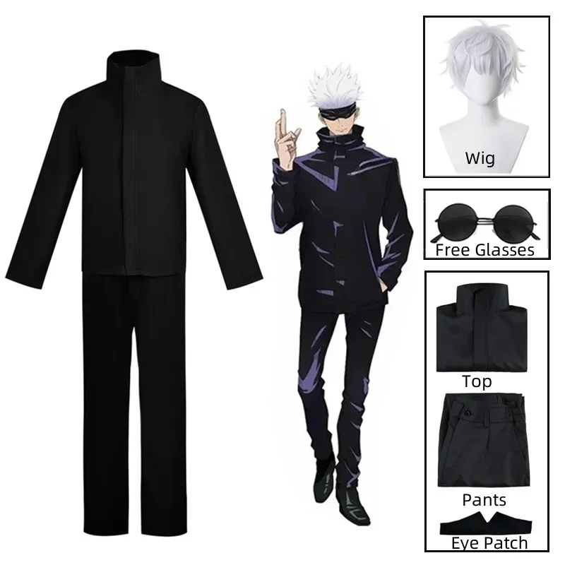 2026 أزياء تنكرية لشخصية غوجو  - مراجعة Anime Cosplay Jujutsu Kaisen وسعره