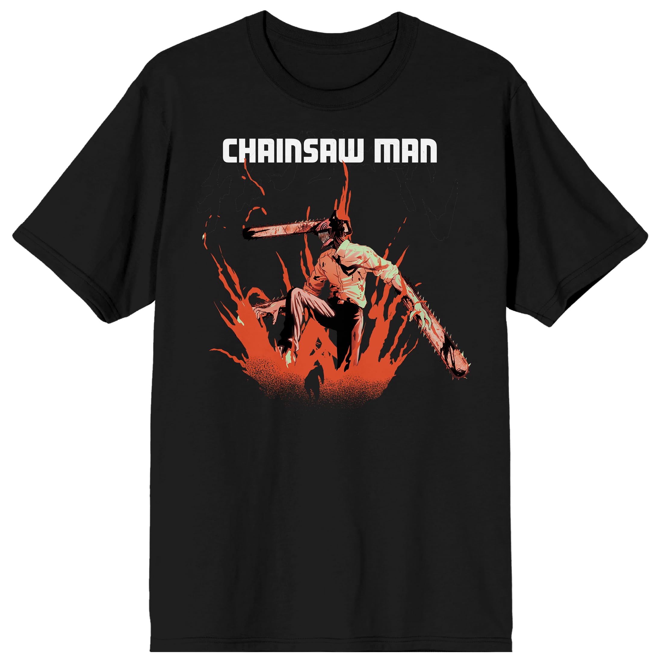 تي شيرت بطباعة أنمي تشينسو مان - مراجعة Chainsaw Man Cosplay وسعره