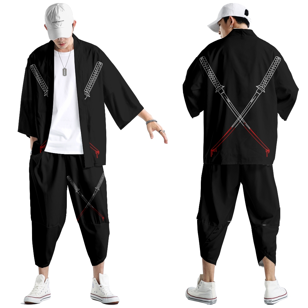 حجم كبير 5XL 6XL ثوب الكيمونو  - مراجعة Demon Slayer Haori وسعره