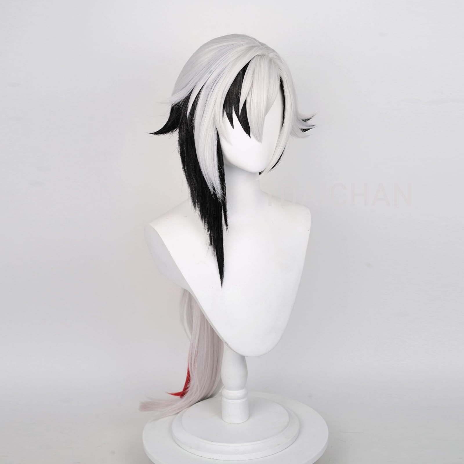شعر مستعار تنكري طويل من جينشي - مراجعة Cosplay Anime Black Hair وسعره