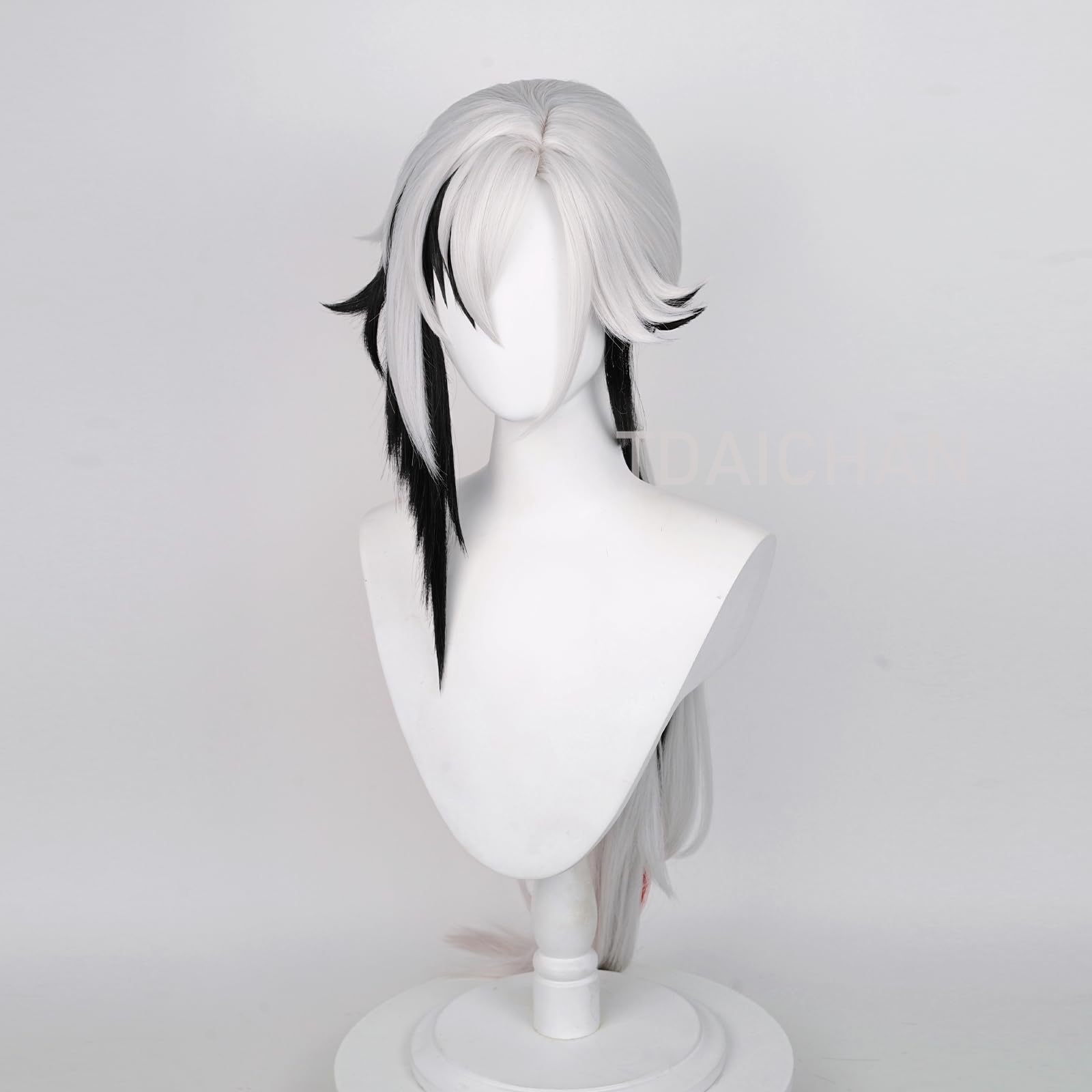 شعر مستعار تنكري طويل من جينشي - مراجعة Cosplay Anime Black Hair وسعره