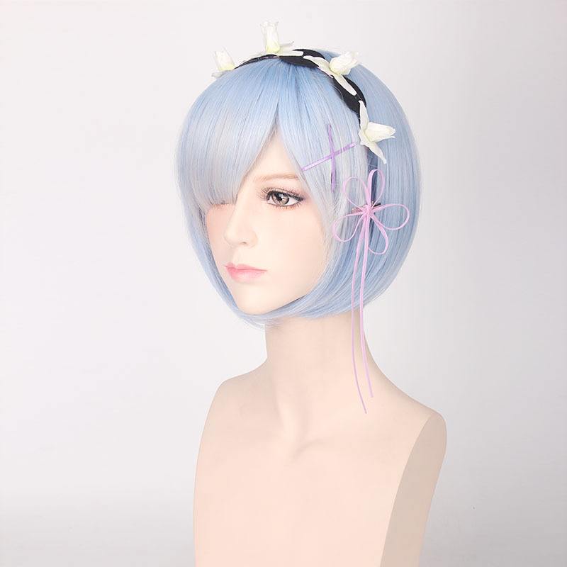 شعر مستعار للتنكر على طراز رام - مراجعة Cosplay Duo Anime وسعره