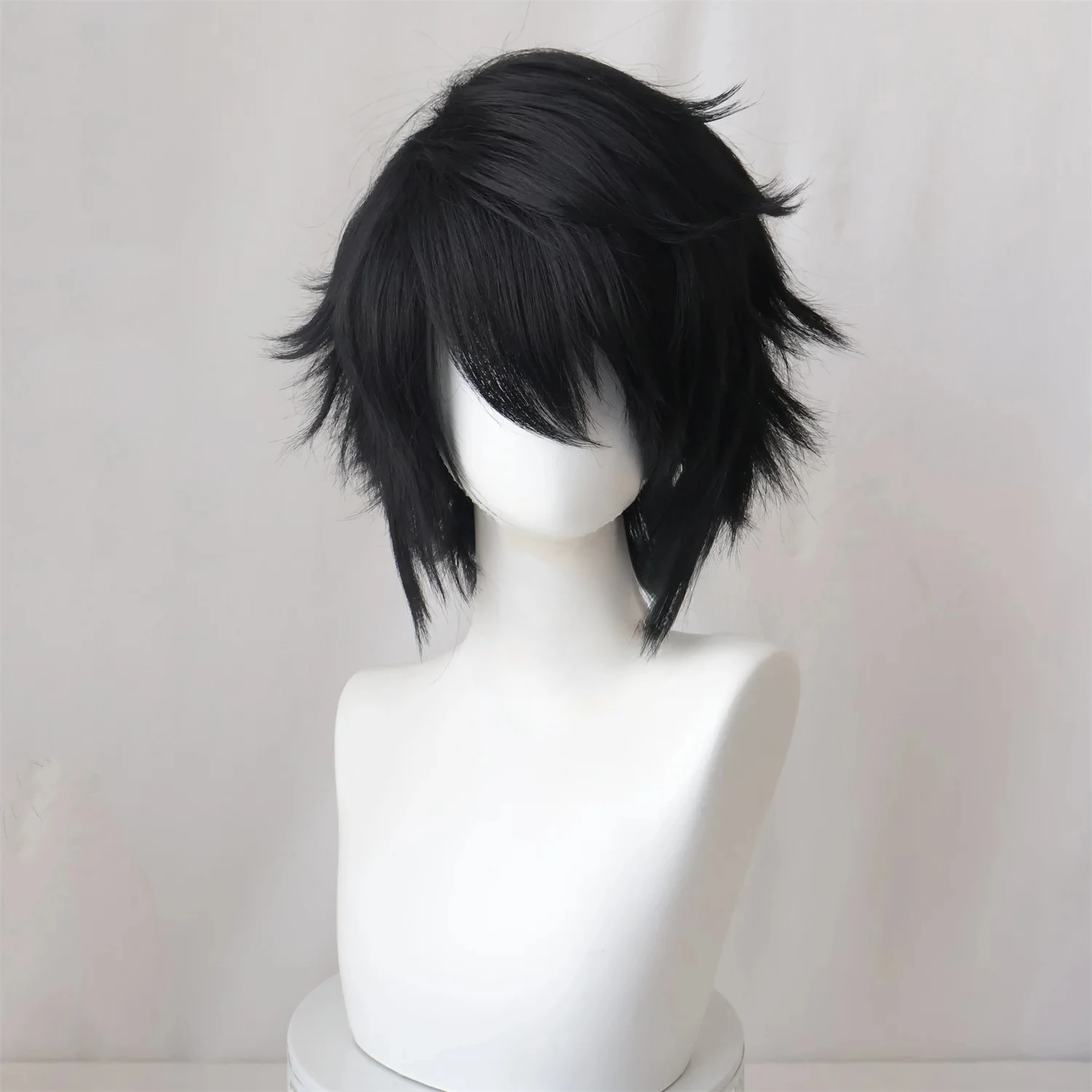 أنيمي L تأثيري L.Lawliet شعر م - مراجعة Cosplay Anime Black Hair وسعره