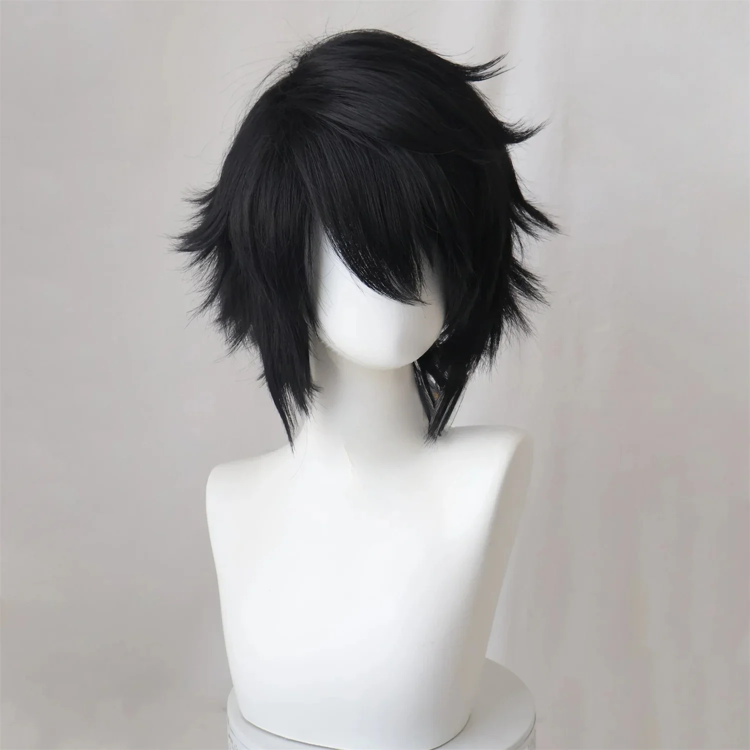أنيمي L تأثيري L.Lawliet شعر م - مراجعة Cosplay Anime Black Hair وسعره