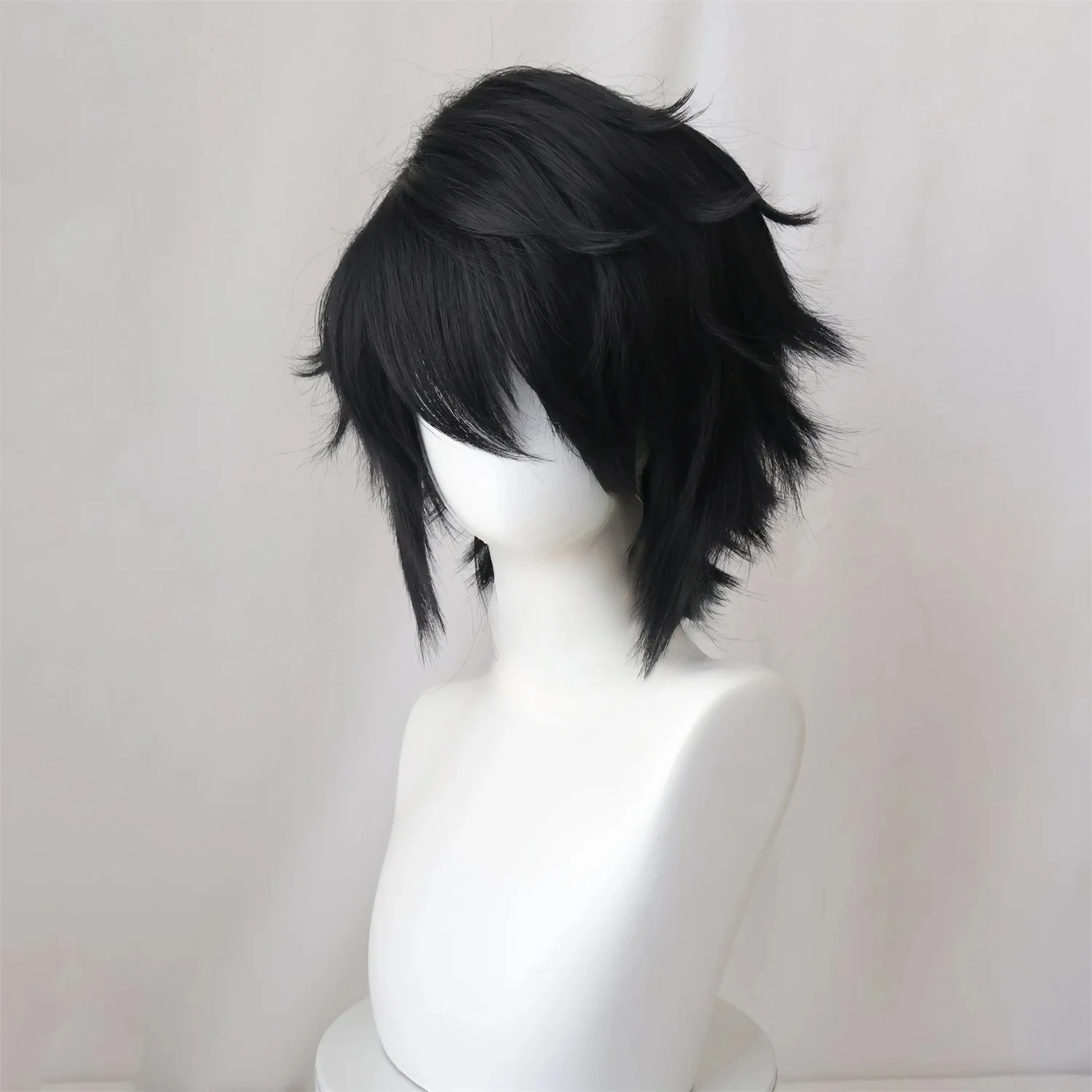 أنيمي L تأثيري L.Lawliet شعر م - مراجعة Cosplay Anime Black Hair وسعره