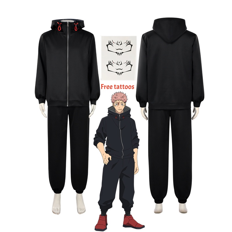 طقم زي تنكري لشخصية يوجي إيتاد - مراجعة Anime Cosplay Jujutsu Kaisen وسعره