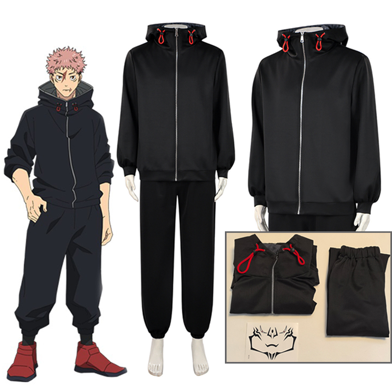 طقم زي تنكري لشخصية يوجي إيتاد - مراجعة Anime Cosplay Jujutsu Kaisen وسعره