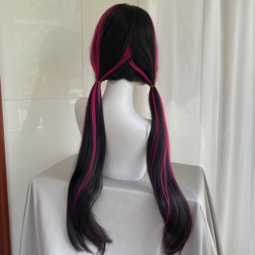 شعر مستعار عالي الجودة لشخصية  - مراجعة Cosplay Anime Black Hair وسعره